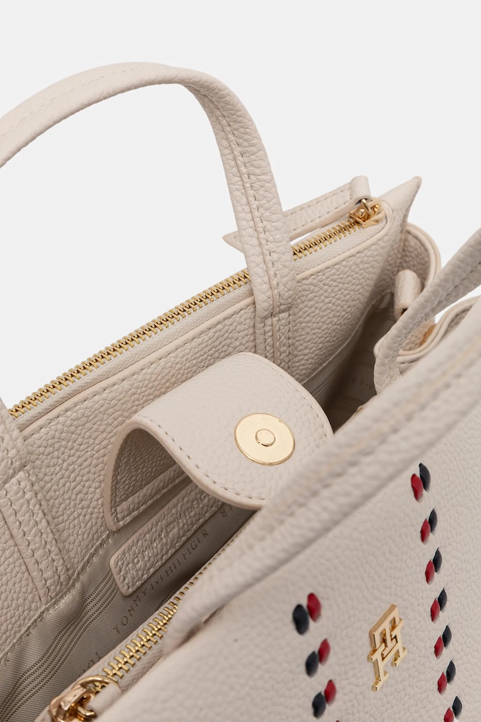 Τσάντα Tommy Hilfiger AW0AW18155 μπεζ
