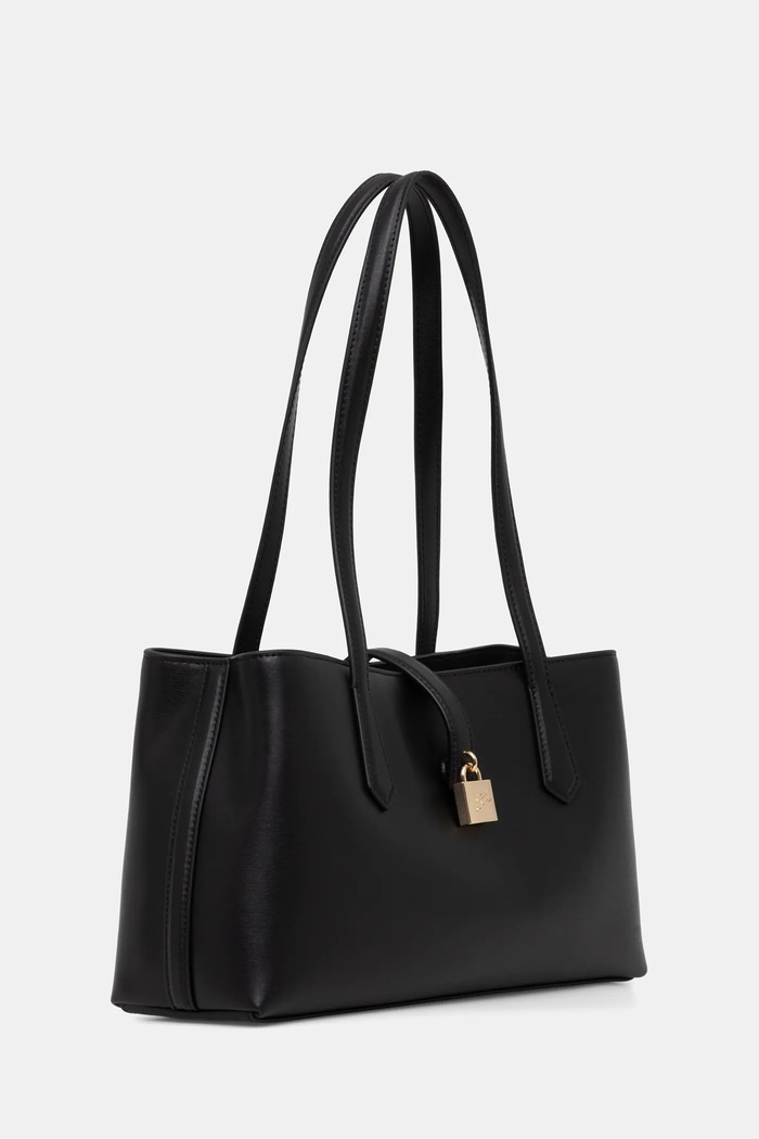 Karl Lagerfeld torebka skórzana K/AUTOGRAPH B1W30095 czarny SS26