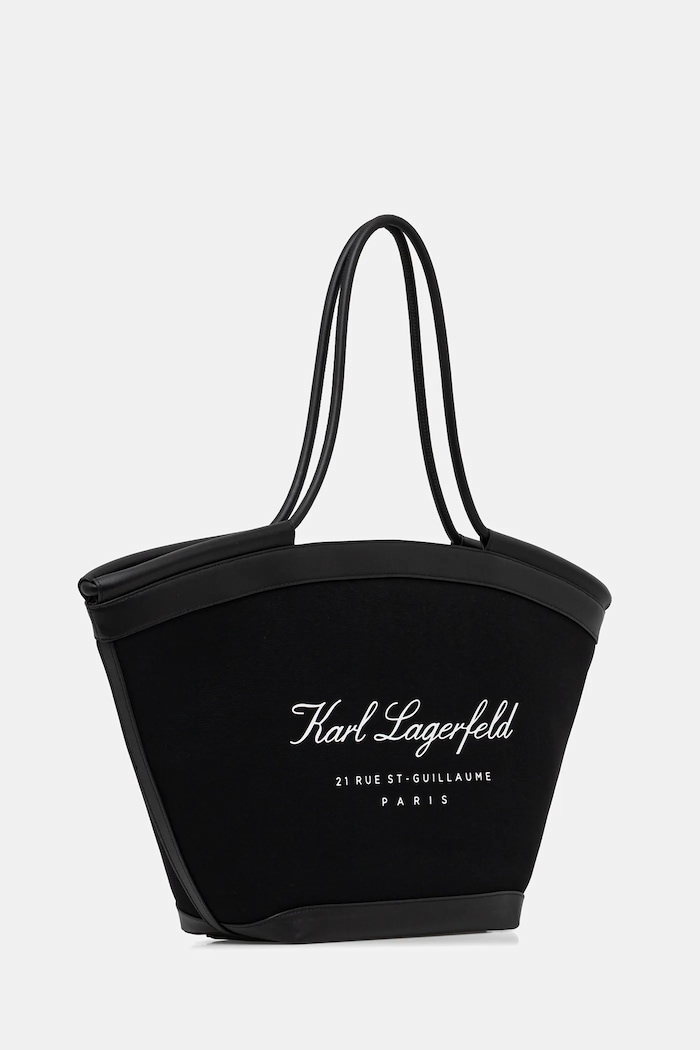 Karl Lagerfeld torebka K/HOTEL B1W46069 czarny SS26