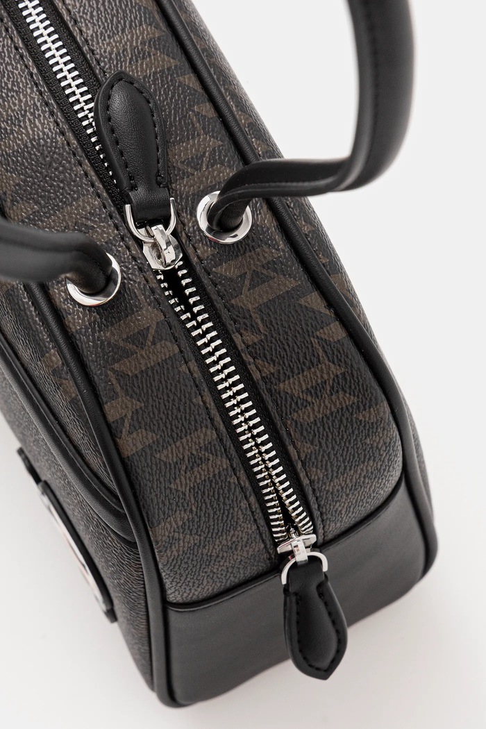 Τσάντα Karl Lagerfeld IKON MONOGRAM B1W30024 καφέ