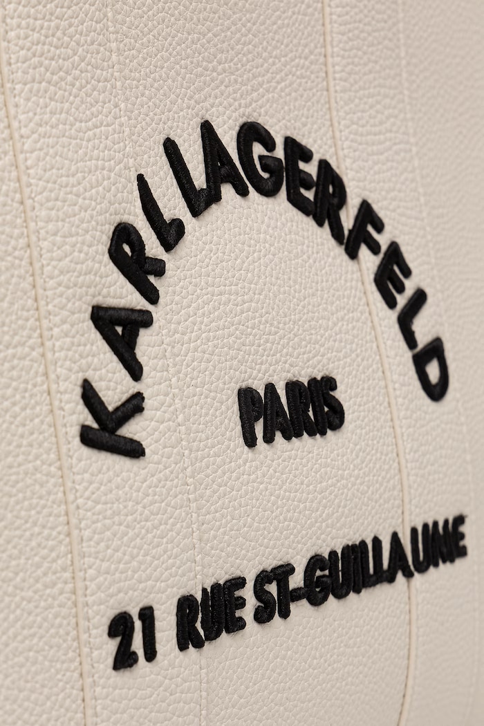 Karl Lagerfeld shopper torba ženska iz umetnega usnja K/RSG MD bež B1W30041
