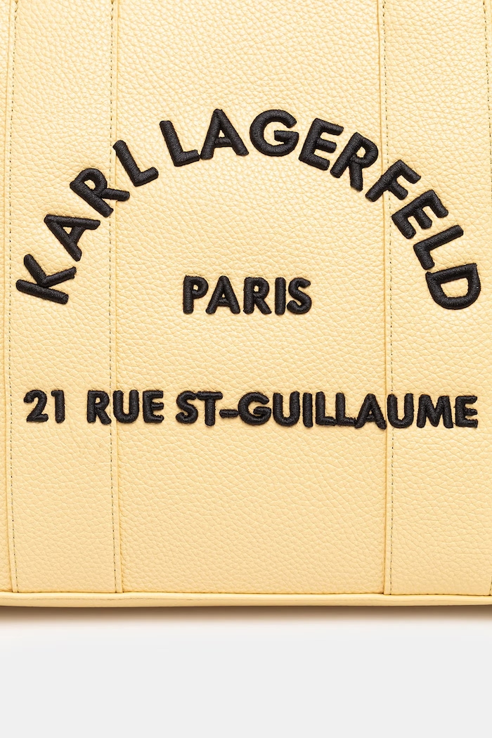Karl Lagerfeld geantă shopper pentru femei cu imitație de piele K/RSG MD galben B1W30041