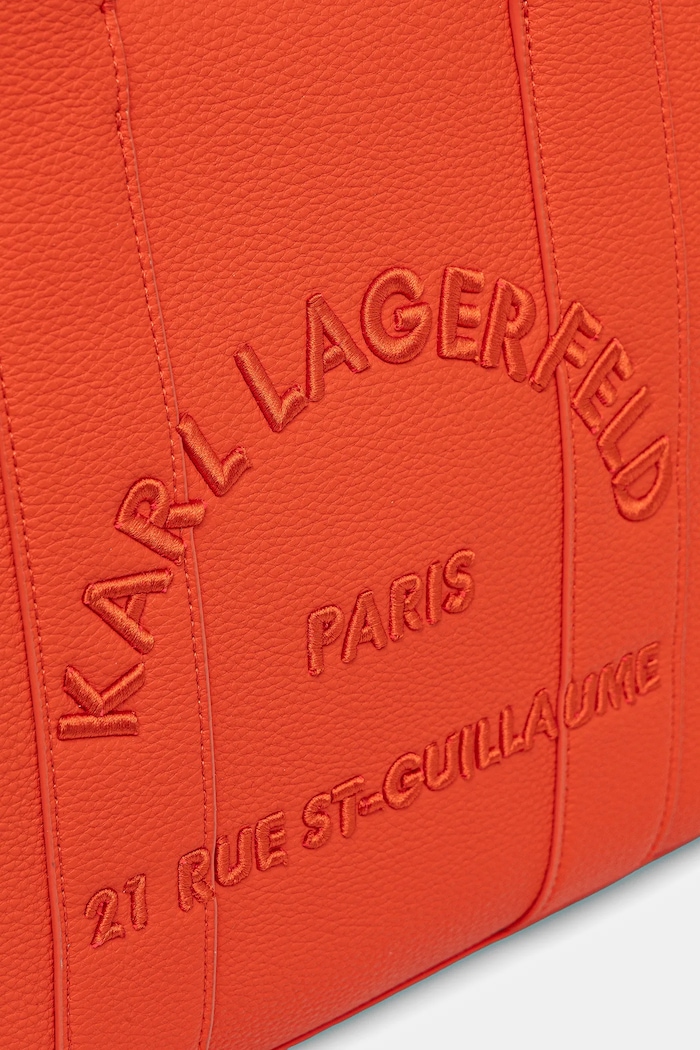 Karl Lagerfeld torebka shopper damska z imitacji skóry K/RSG MD pomarańczowy B1W30041