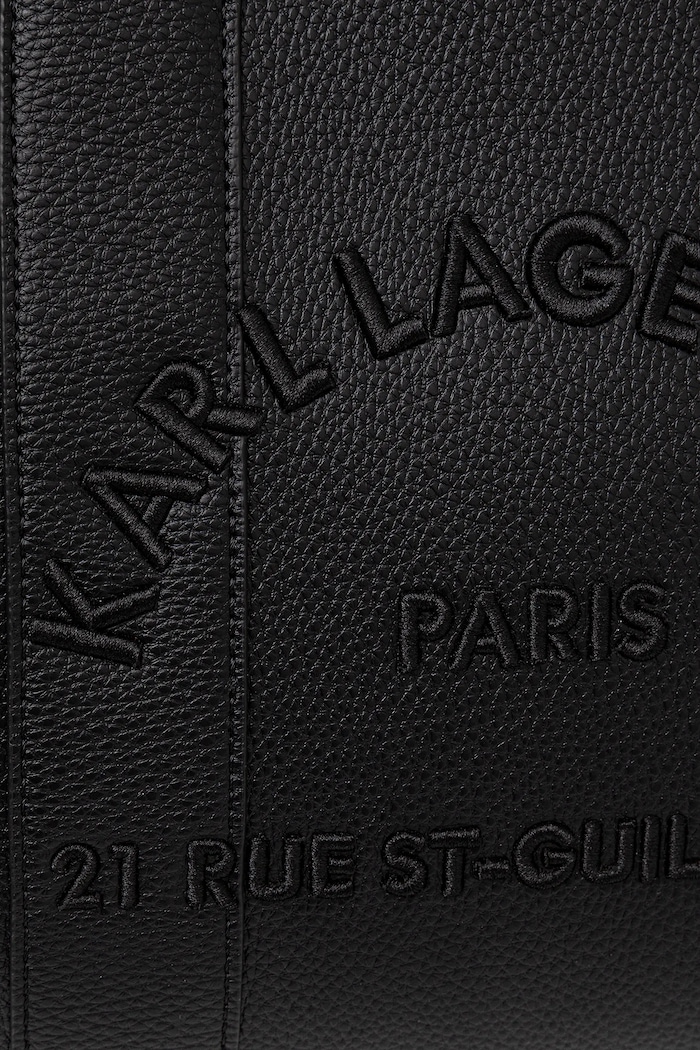 Karl Lagerfeld torebka shopper damska z imitacji skóry K/RSG MD czarny B1W30041