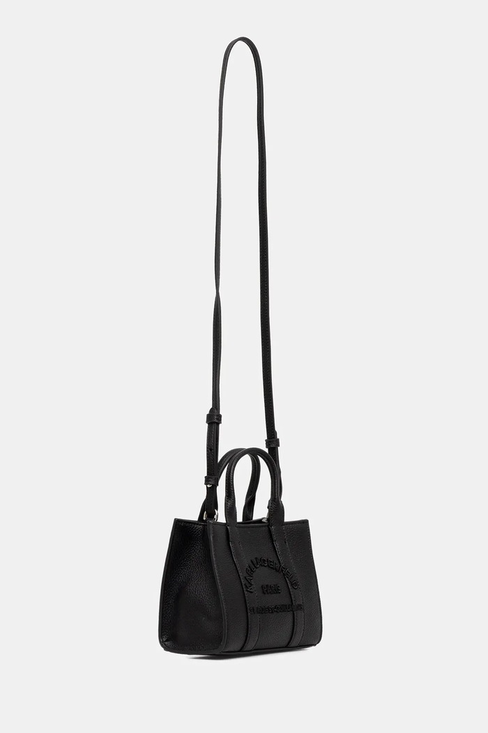 Karl Lagerfeld kabelka typu tote dámska z imitácie kože K/RSG MN B1W30042 čierna SS26