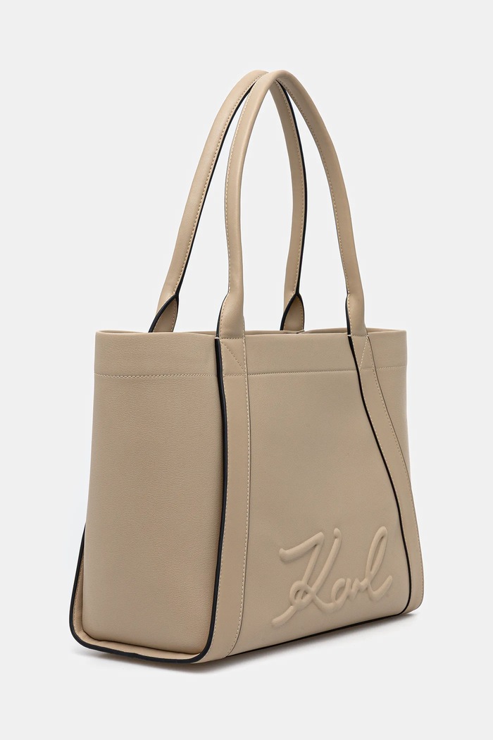 Karl Lagerfeld poșetă K/VILLE B1W30066 bej SS26