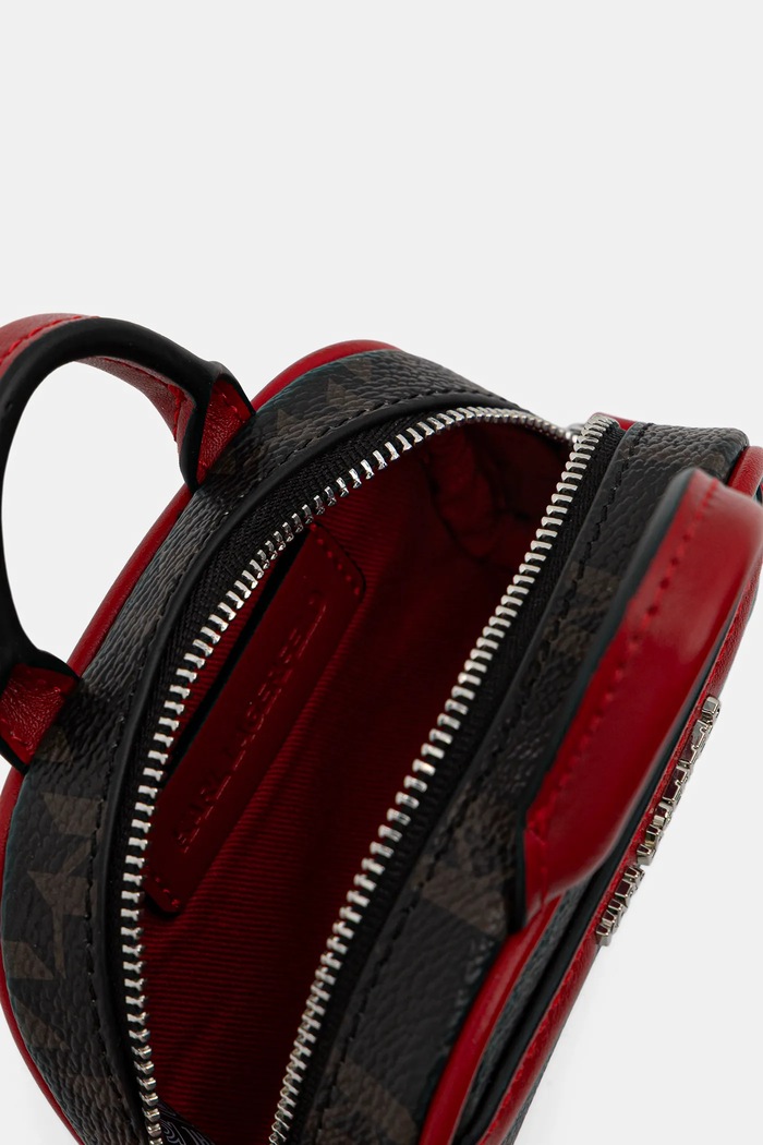 Malá taška Karl Lagerfeld IKON MONOGRAM hnedá B1W32019