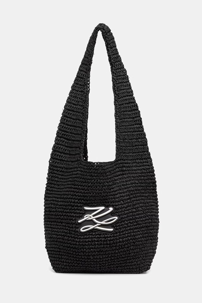 Karl Lagerfeld torebka hobo damska K/AUTOGRAPH czarny B1W46071