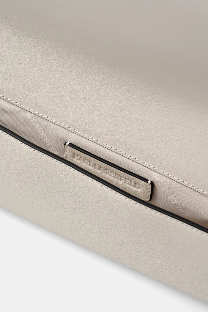 Karl Lagerfeld poșetă piele K/SIGNATURE B1W30048 alb