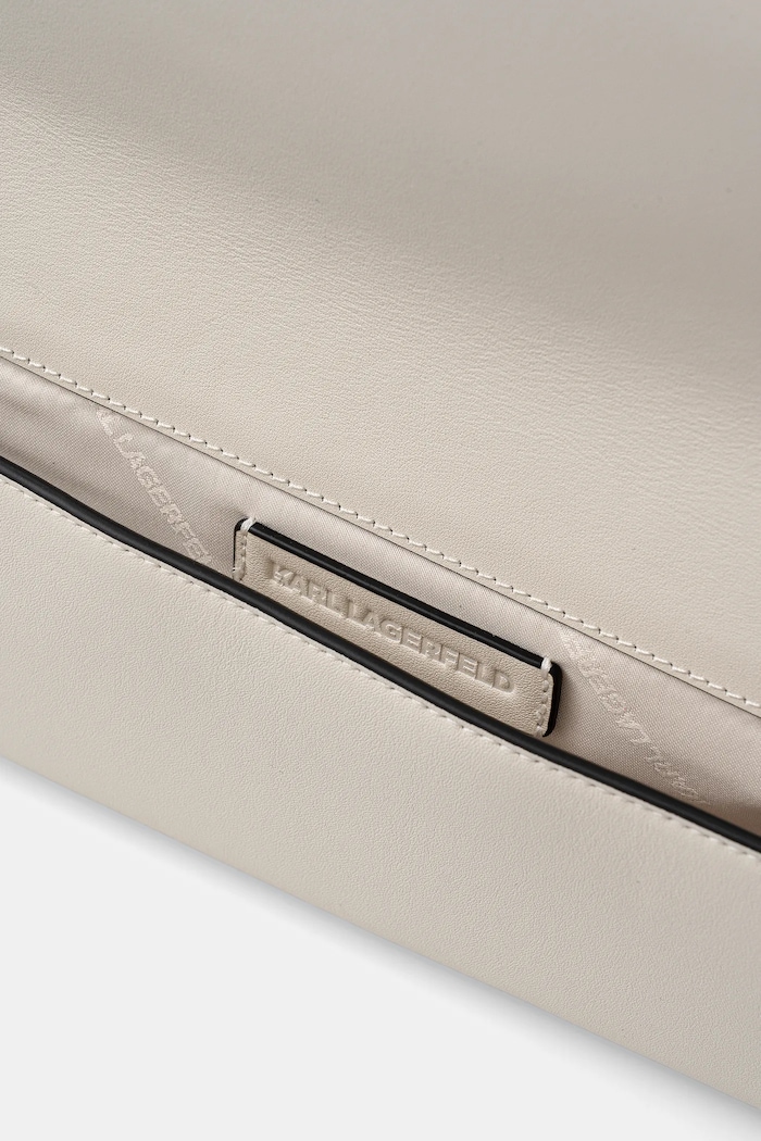 Karl Lagerfeld poșetă piele K/SIGNATURE B1W30048 alb
