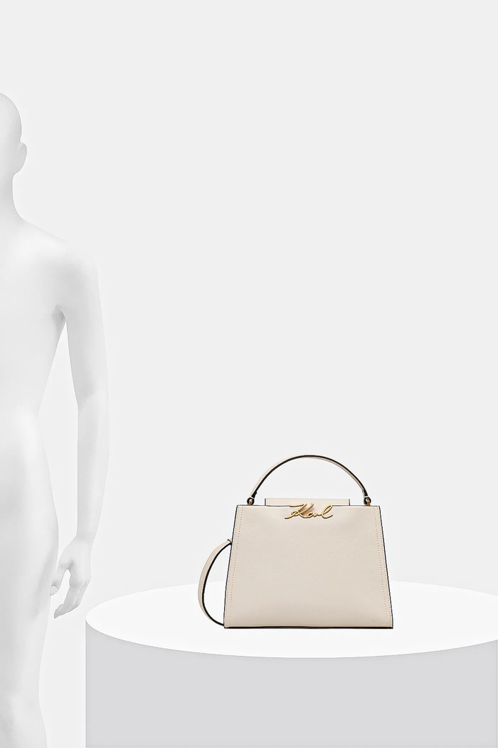 Karl Lagerfeld poșetă de piele K/SIGNATURE B1W30058
