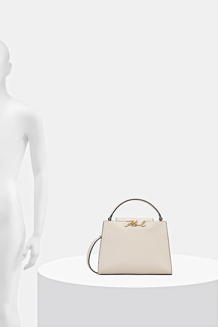 Karl Lagerfeld poșetă de piele K/SIGNATURE B1W30058