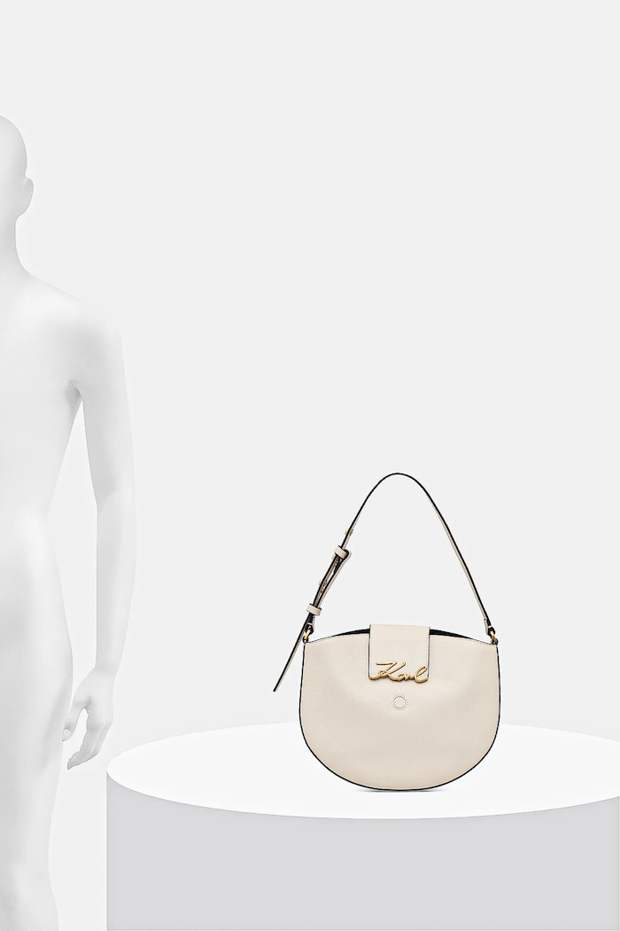 Kožená kabelka Karl Lagerfeld K/SIGNATURE B1W30059