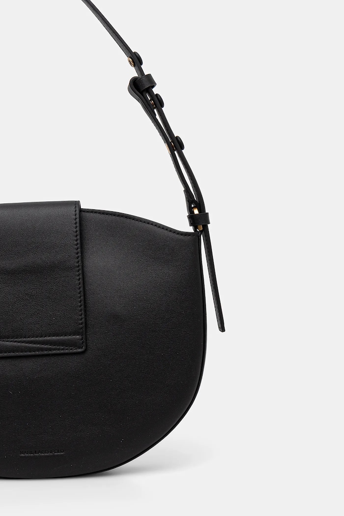 Kiegészítők Karl Lagerfeld bőr táska K/SIGNATURE B1W30059 fekete