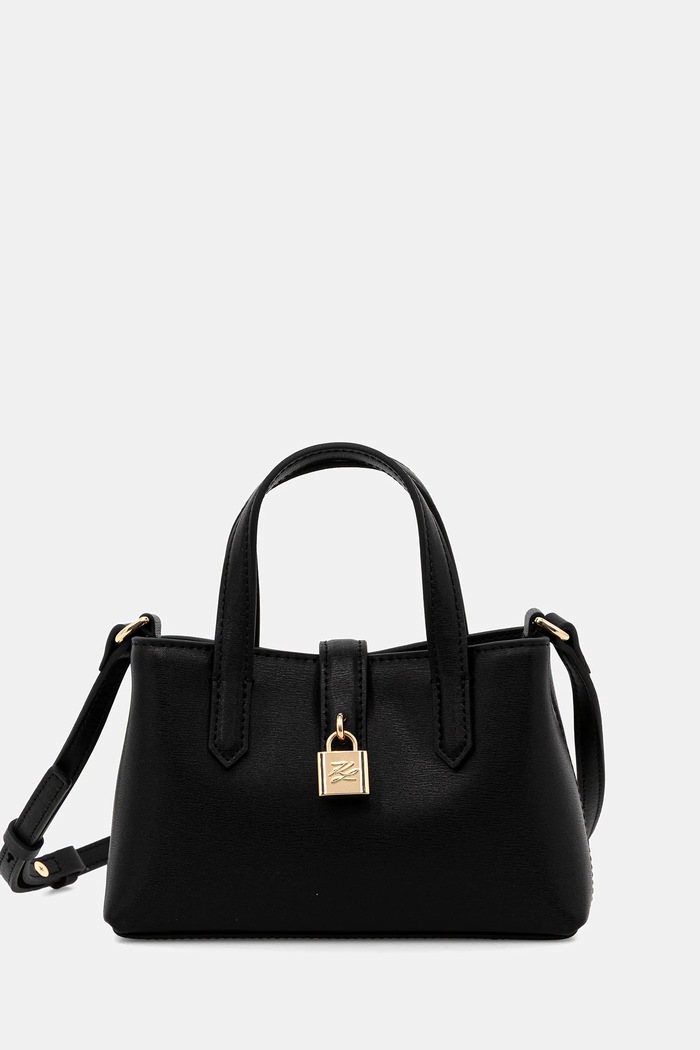 Karl Lagerfeld Poșetă de piele K/AUTOGRAPH negru B1W32027