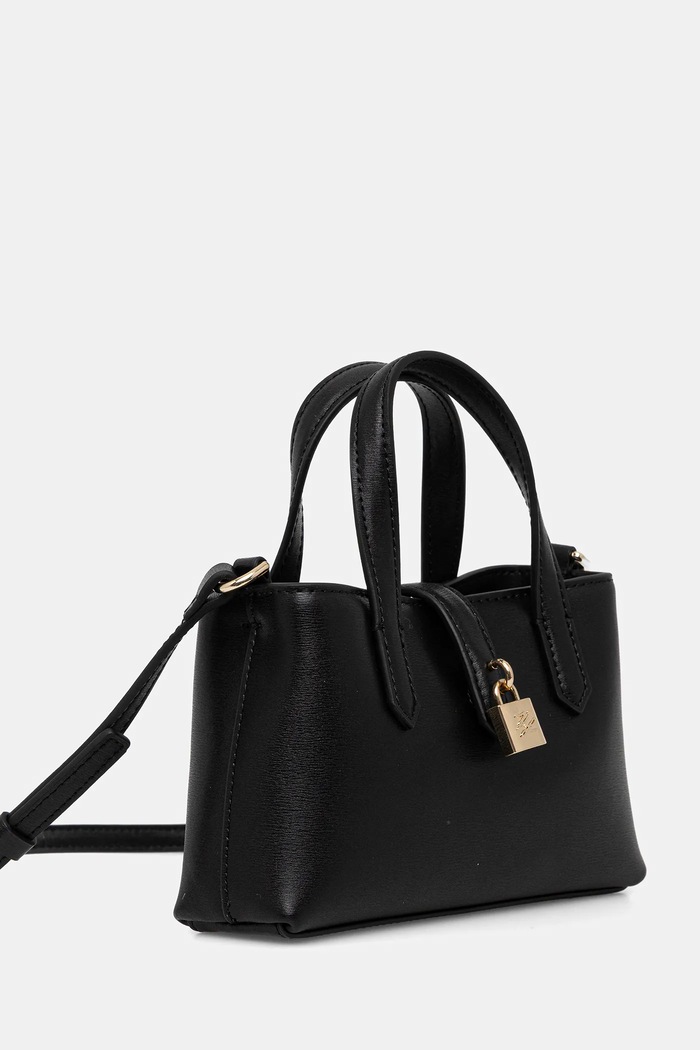 Karl Lagerfeld Poșetă de piele K/AUTOGRAPH B1W32027 negru SS26