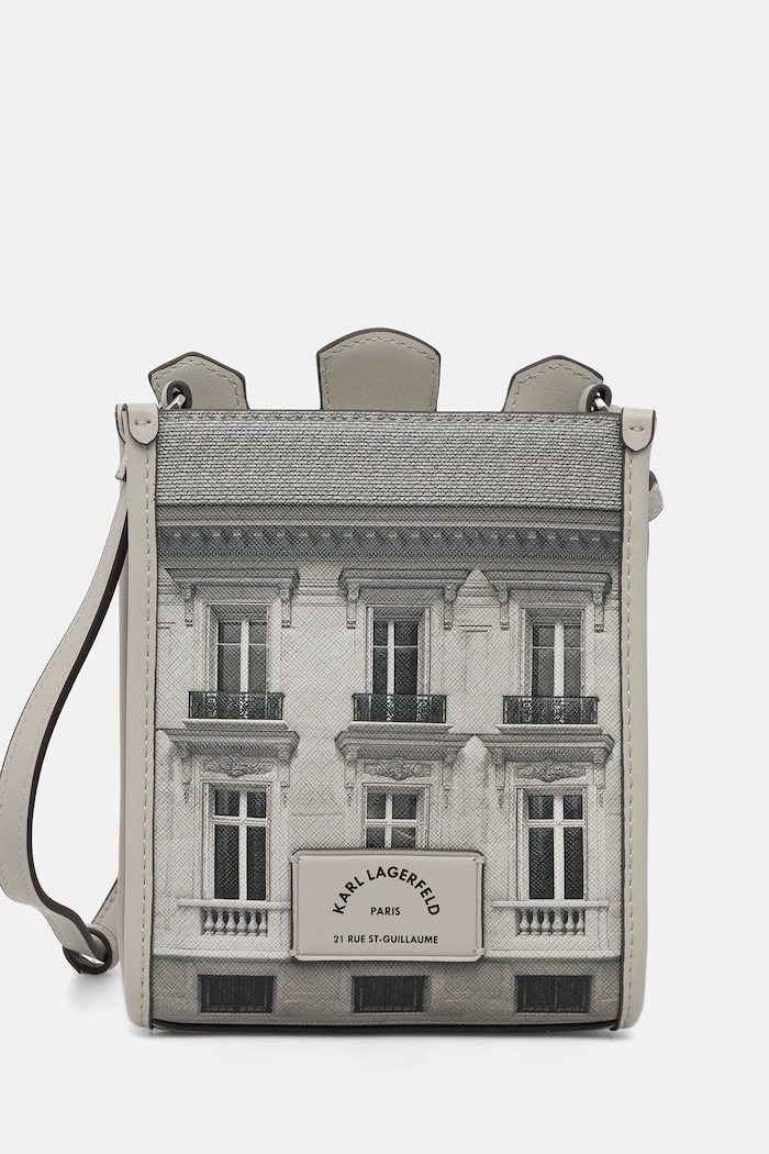 Karl Lagerfeld kézitáska RSG MAISON szintetikus bőr szürke A4W32086