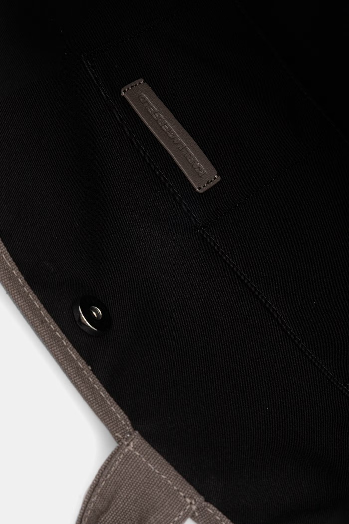 Karl Lagerfeld torebka damska bawełniana K/RSG B1W50010 brązowy