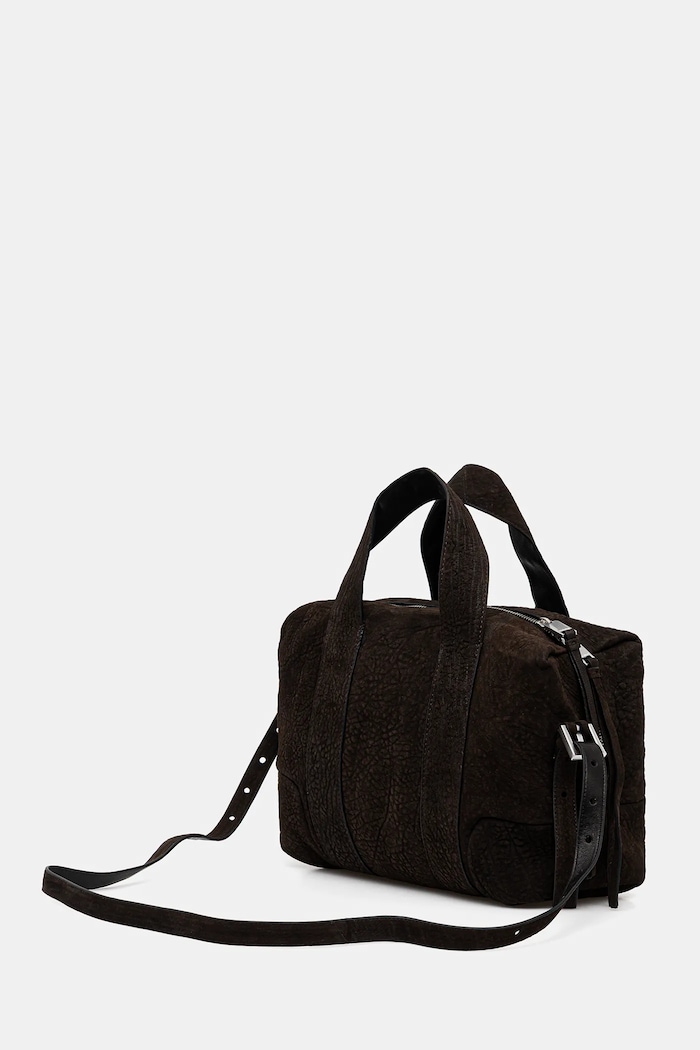 Αξεσουάρ Δερμάτινη τσάντα AllSaints W615XD καφέ