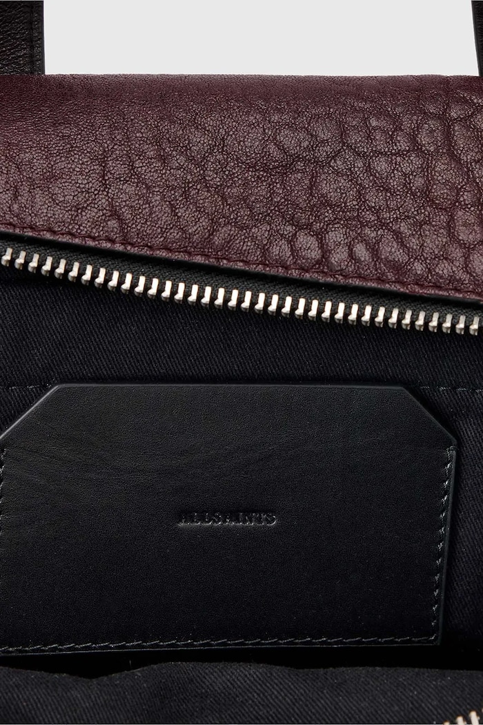 AllSaints torebka skórzana brązowy W509XD
