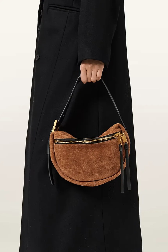 AllSaints velúr táska W564XD