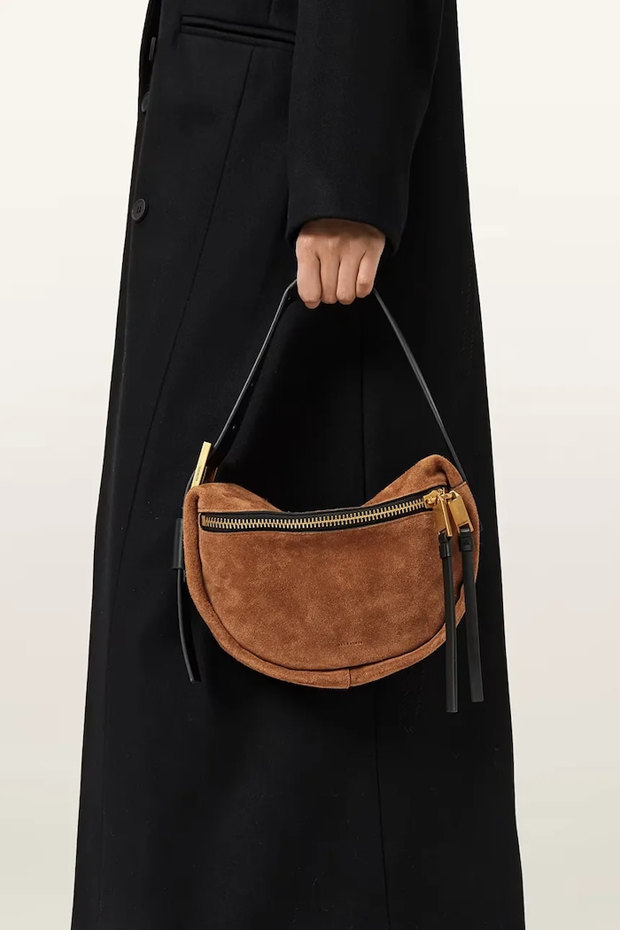 AllSaints velúr táska W564XD