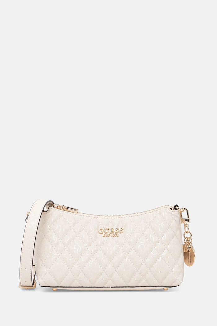 Τσάντα Guess ISEMAY στάμπα μπεζ HWGG96.28180