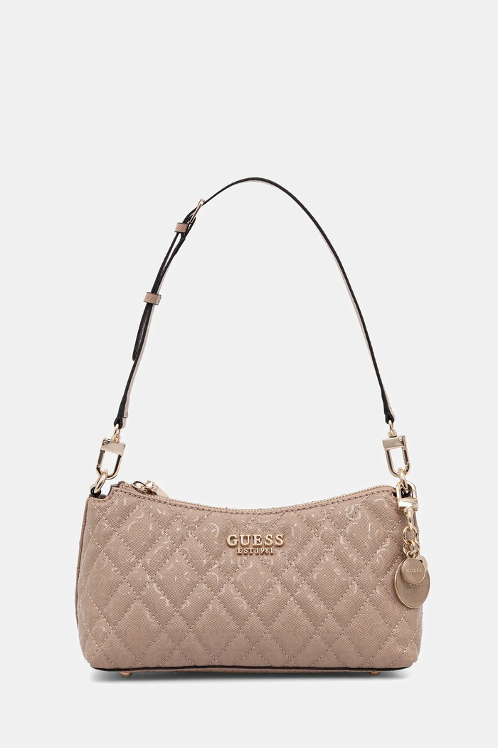 Τσάντα Guess ISEMAY στάμπα μπεζ HWGG96.28180