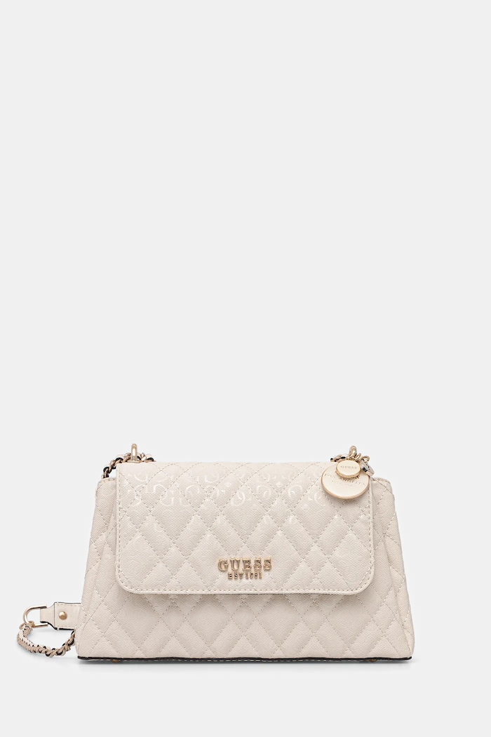 Τσάντα Guess ISEMAY συνθετικό μπεζ HWGG96.28210