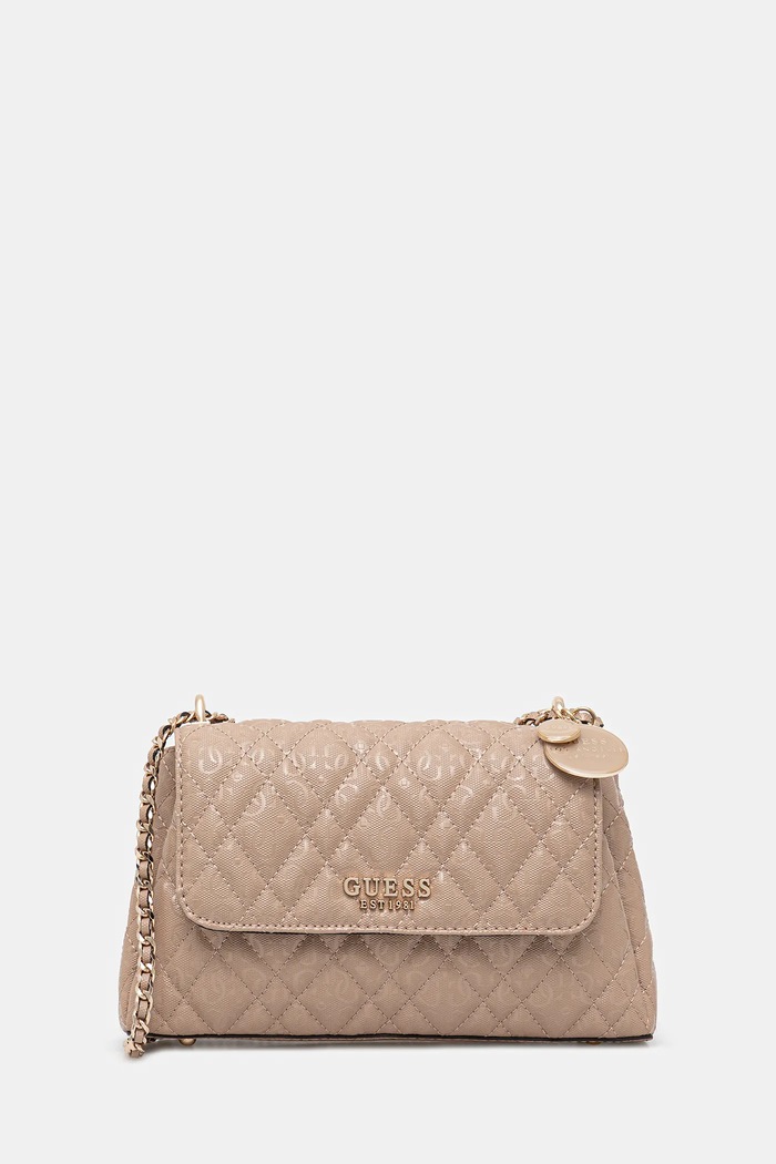 Τσάντα Guess ISEMAY συνθετικό μπεζ HWGG96.28210
