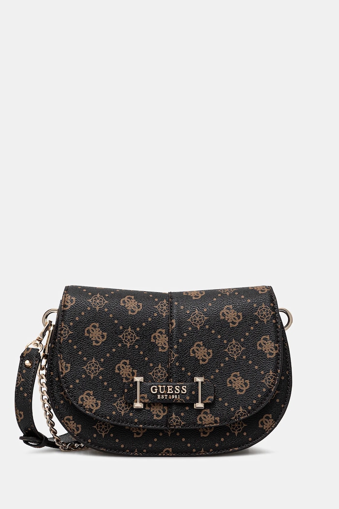 Τσάντα Guess CARRIE συνθετικό καφέ HWGP98.98200