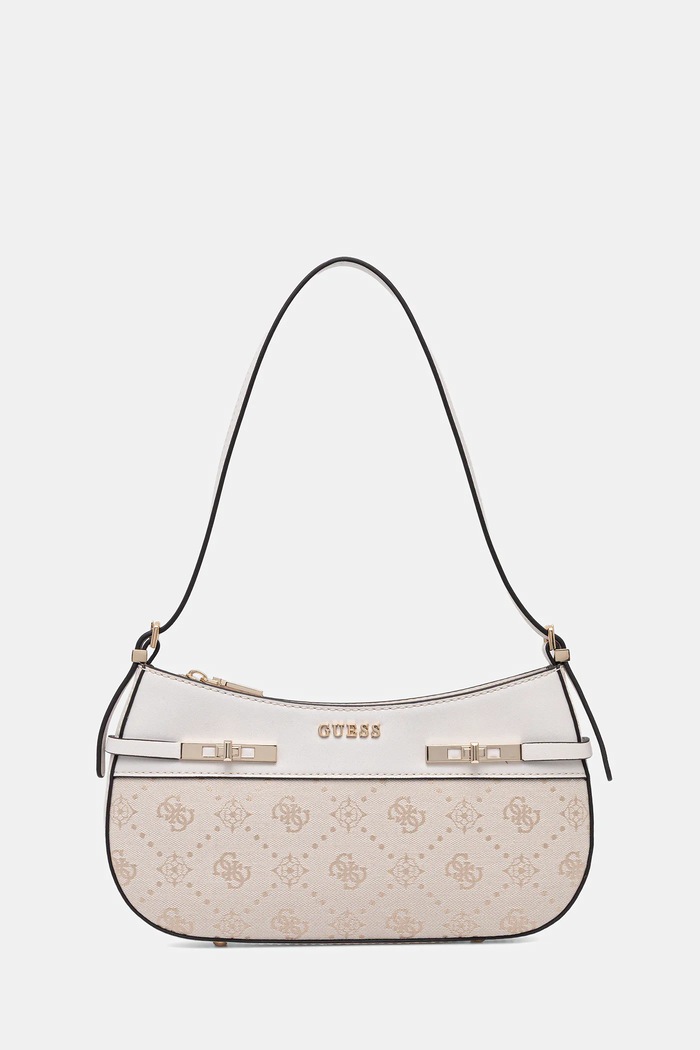 Τσάντα Guess MELINDA υφασμάτινο μπεζ HWJP99.02170