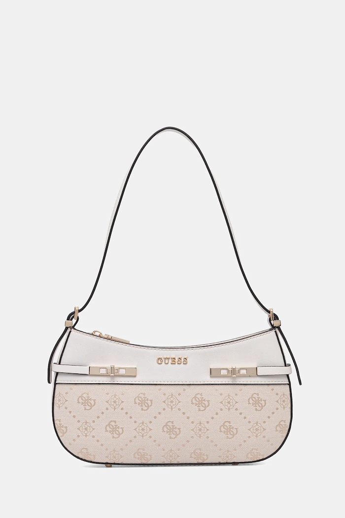 Τσάντα Guess MELINDA υφασμάτινο μπεζ HWJP99.02170