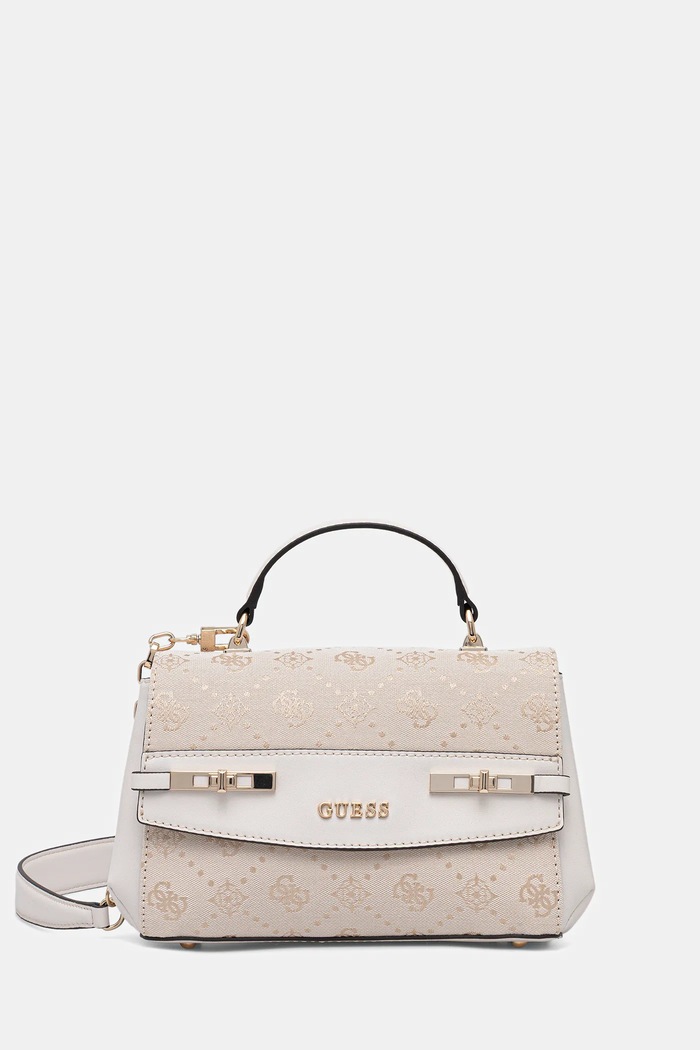 Guess torebka MELINDA nie mieści A4 beżowy HWJP99.02200