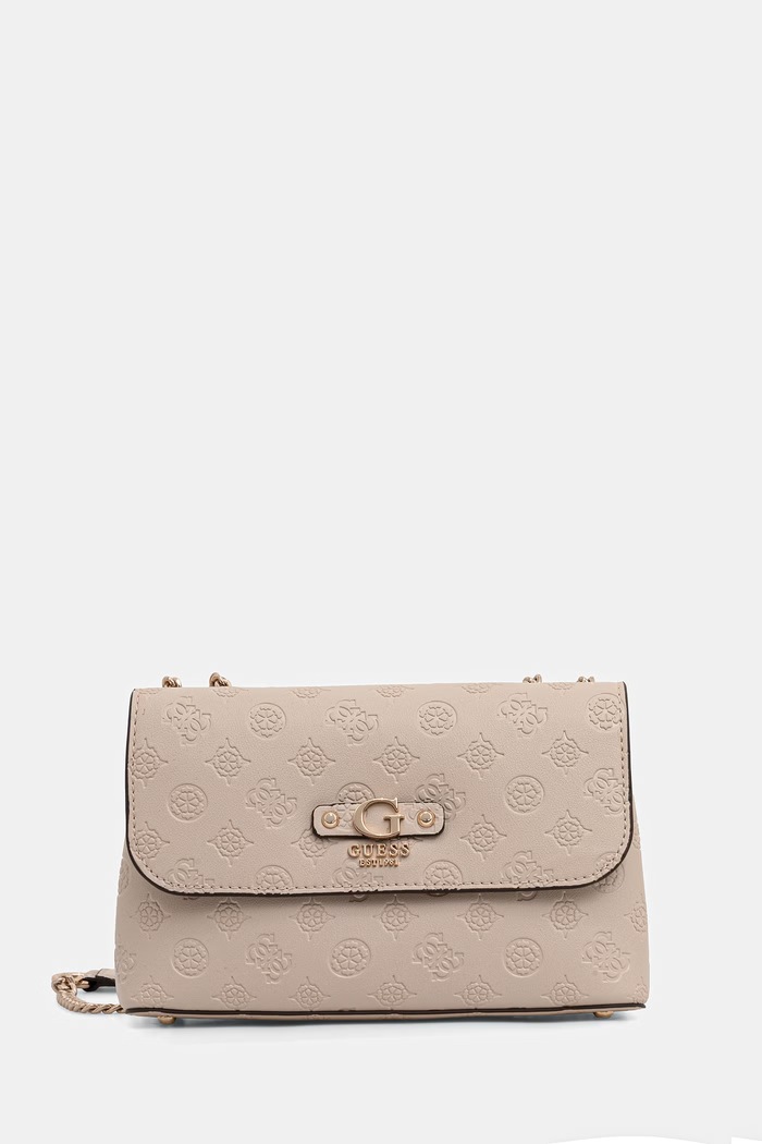 Kabelka Guess DITA imitácia kože béžová HWPD76.02210