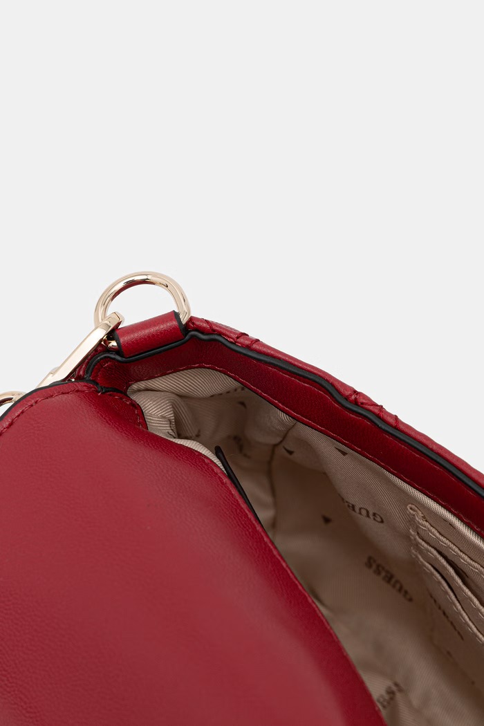 Accesorii Guess geantă crossbody pentru femei cu imitație de piele GIULLY HWQG96.73190 rosu