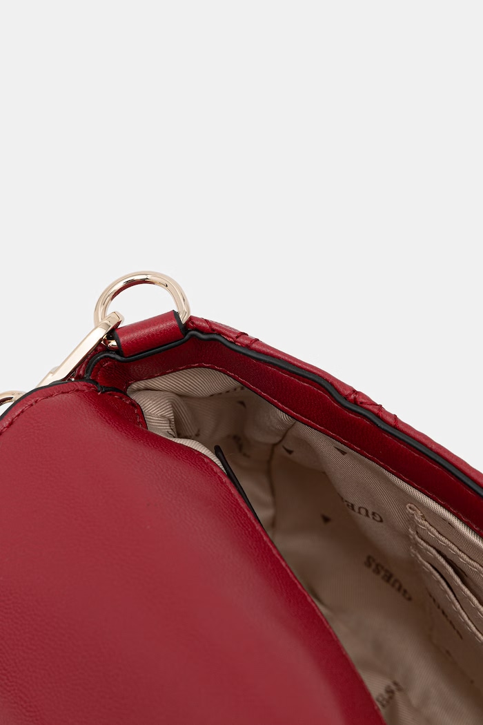 Accesorii Guess geantă crossbody pentru femei cu imitație de piele GIULLY HWQG96.73190 rosu