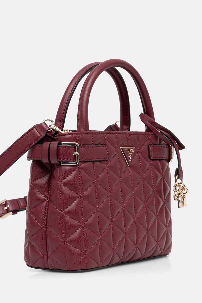 Kabelka Guess PAISLEIGH HWQG98.83050 burgundské SS26