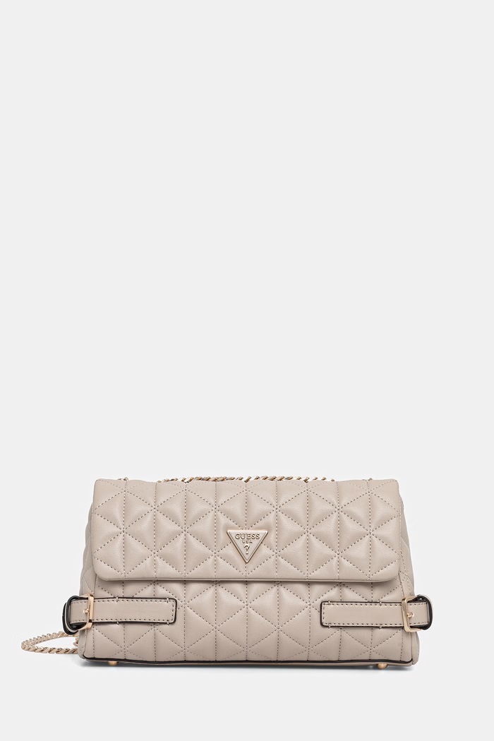 Guess poșetă PAISLEIGH uni bej HWQG98.83210
