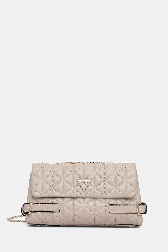 Guess poșetă PAISLEIGH uni bej HWQG98.83210