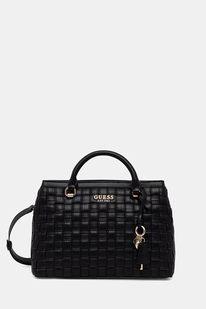 Guess torebka SANDY nie mieści A4 czarny HWWG84.18060