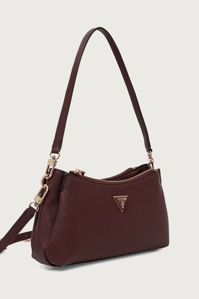 Guess Crossbody kabelka dámská z imitace kůže NOELLE HWZG96.72730 burgundské SS26