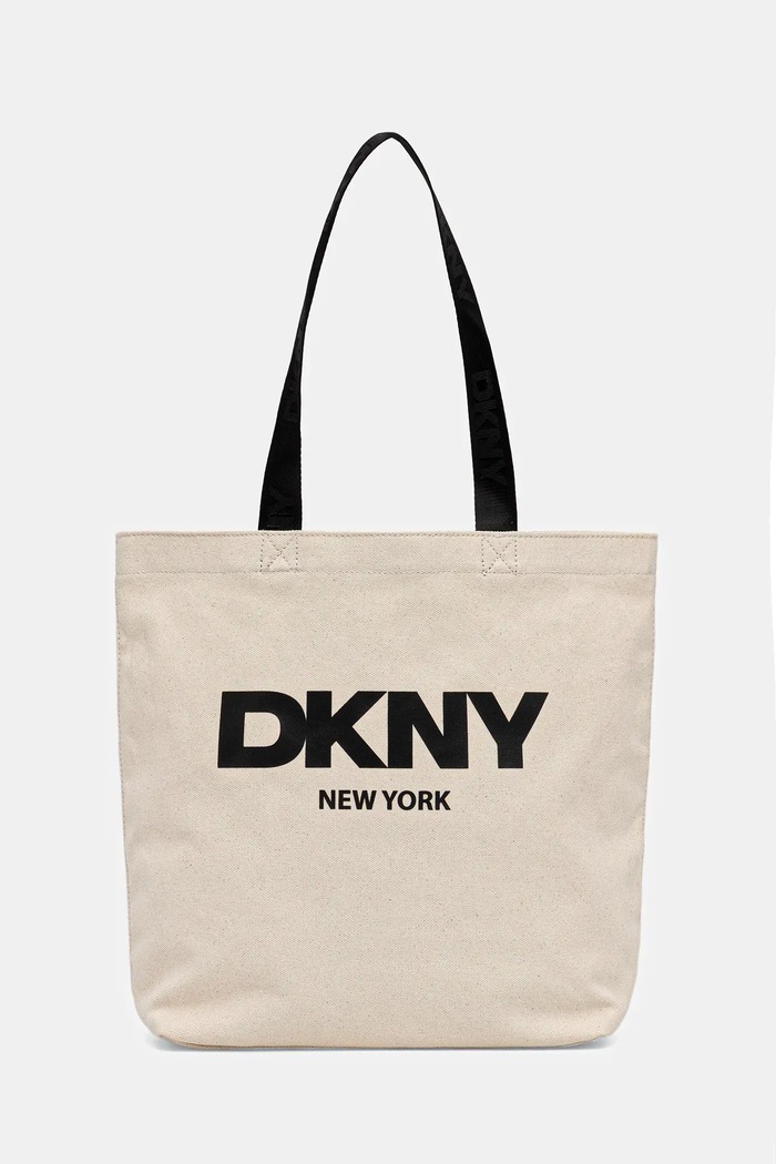 Τσάντα Dkny στάμπα μπεζ R53AGN37