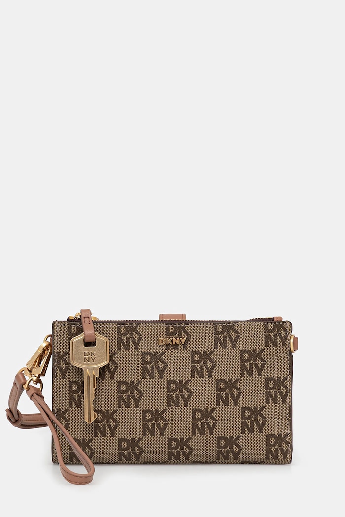 Dkny portofel sintetic maro R5456N80