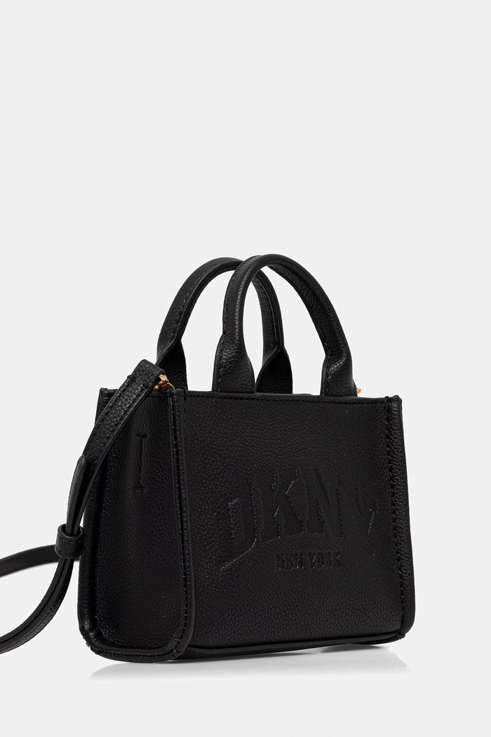 DKNY torebka damska z imitacji skóry R53AAM56 czarny SS26