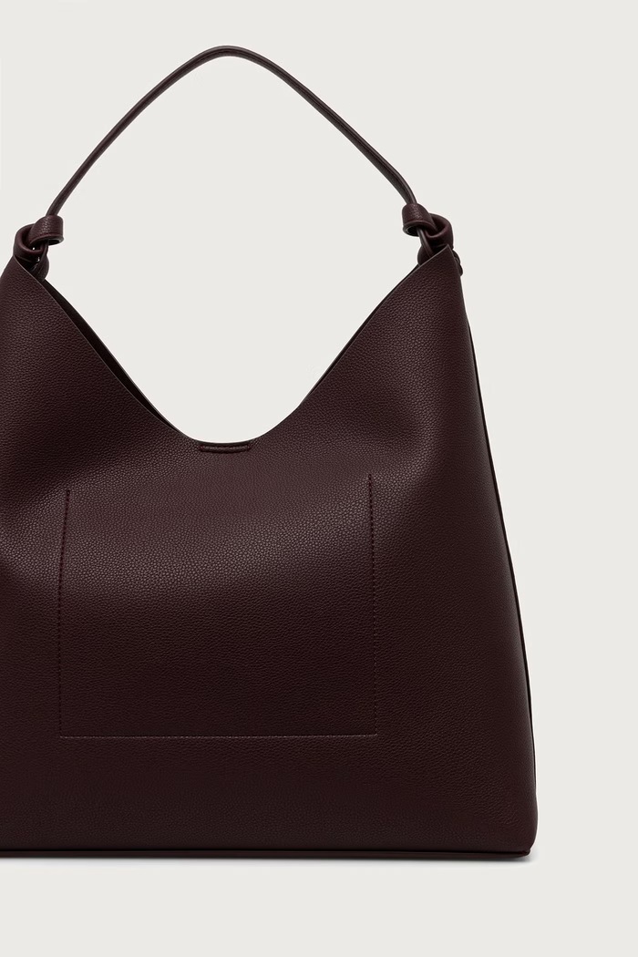 Akcesoria DKNY Torebka shopper damska z imitacji skóry R54CAO07 bordowy