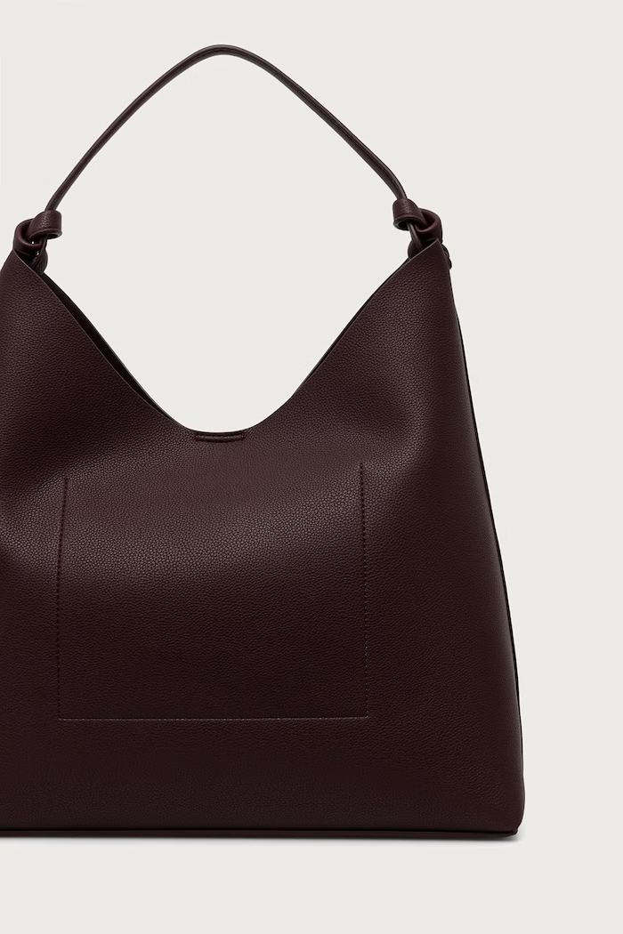 Akcesoria DKNY Torebka shopper damska z imitacji skóry R54CAO07 bordowy