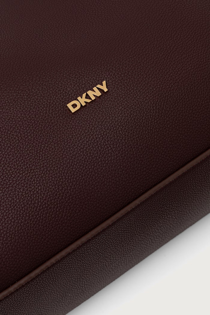 Torebka shopper damska z imitacji skóry DKNY bordowy R54CAO07