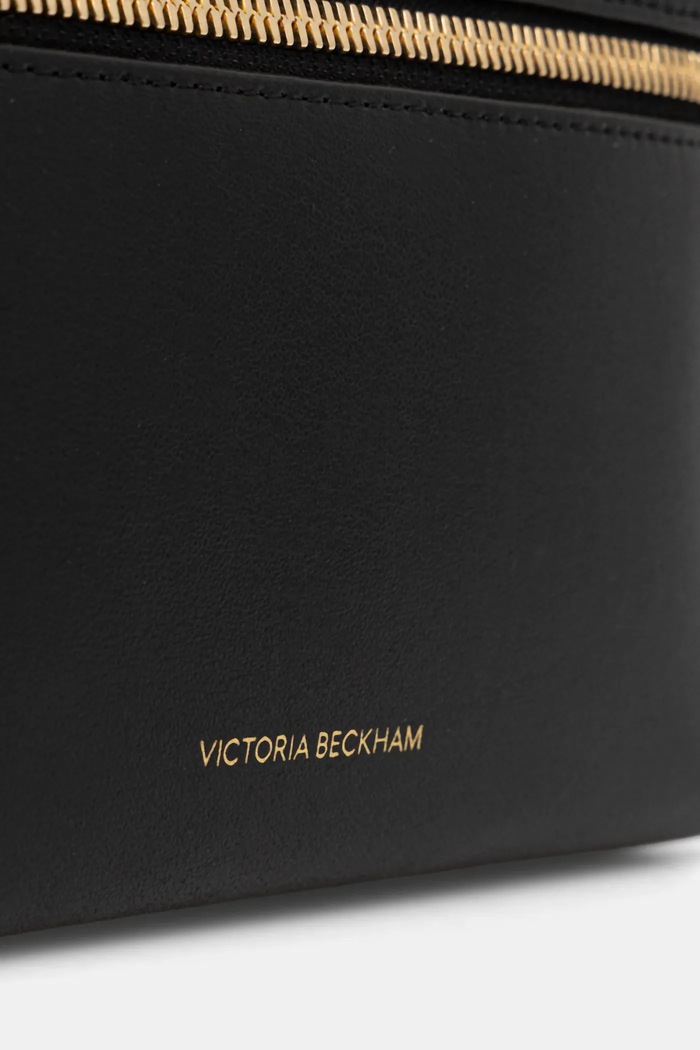 Δερμάτινη τσάντα Victoria Beckham Vanity B126AAC007158A μαύρο