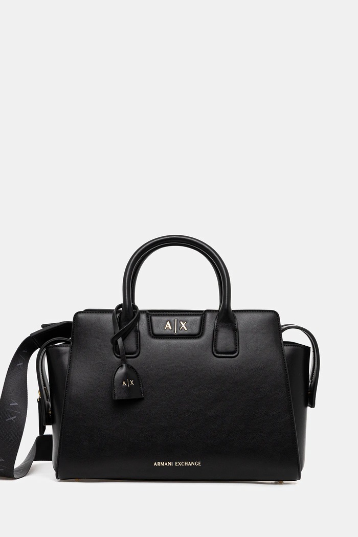 Kabelka Armani Exchange nášivka čierna XW002158.AF19892